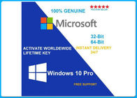 Licencia dominante, 32 64 llave de Microsoft Windows 10 de la mejora del producto del triunfo 10 del pedazo favorable