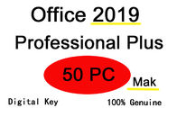 50 profesional de la oficina 2019 de la PC más la versión multilingüe del usuario de la llave 50 del producto