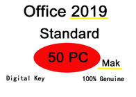 Lengua multi Microsoft Office 2019 del código dominante del 100% de la PC auténtica del estándar 50