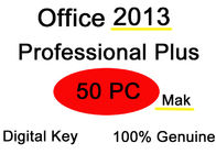 32 64 profesional de ms oficina 2013 del pedazo más el Mak dominante del software 50PC favorable