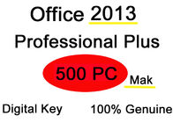 Código dominante de Microsoft Office 2013 de la PC del ordenador portátil, 500PC oficina 2013 favorable más llave del producto
