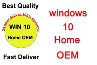 64 licencia dominante, llave en línea de Microsoft Windows 10 del pedazo del OEM del hogar de Windows 10