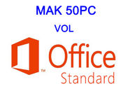 Llave del estándar de Microsoft Office 2016 de la PC del Mak vol. 50