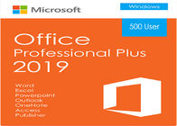 Código auténtico 500pc Microsoft Office 2019 favorable más el Mak de la licencia de la llave de la activación