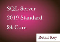 24 usuarios ilimitados de la llave de la edición estándar del SQL Server 2019 de la base disponibles