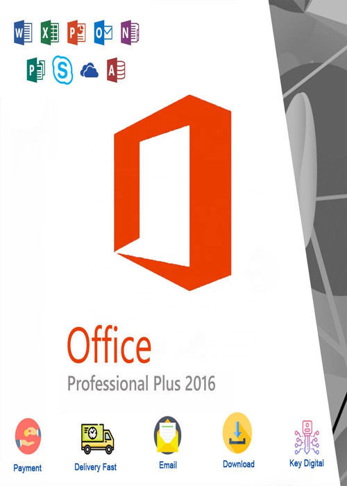 Lengua multi del código dominante del más de Microsoft Office 2016 en línea de la activación favorable