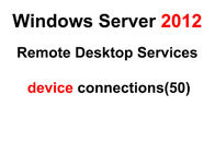Llave de la licencia del servidor de Microsoft, Windows Server 2012 conexiones remotas de la mesa 50