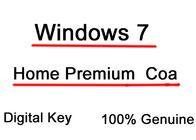 Etiqueta engomada en línea de la licencia del COA del ms de la llave de la activación de Windows 7 Home Premium