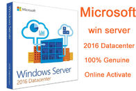 Llave auténtica 2016 de Windows Server Datacenter de la licencia de Microsoft