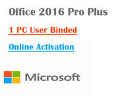 Profesional de Microsoft Office 2016 del ordenador más el código dominante