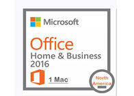 Microsoft Office código casero y del negocio Mac Key North America Only de 2016 de la activación