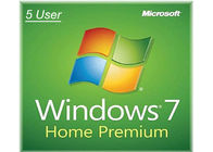 64 usuario mordido de la licencia 5 del código dominante de Microsoft Windows 7 Home Premium