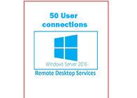 Conexión de escritorio remota del USUARIO de los servicios 50 de Windows Server RDS 2016