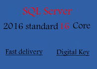 Llave en línea de la venta al por menor del código de la licencia de la base del estándar 16 del SQL Server 2016 global